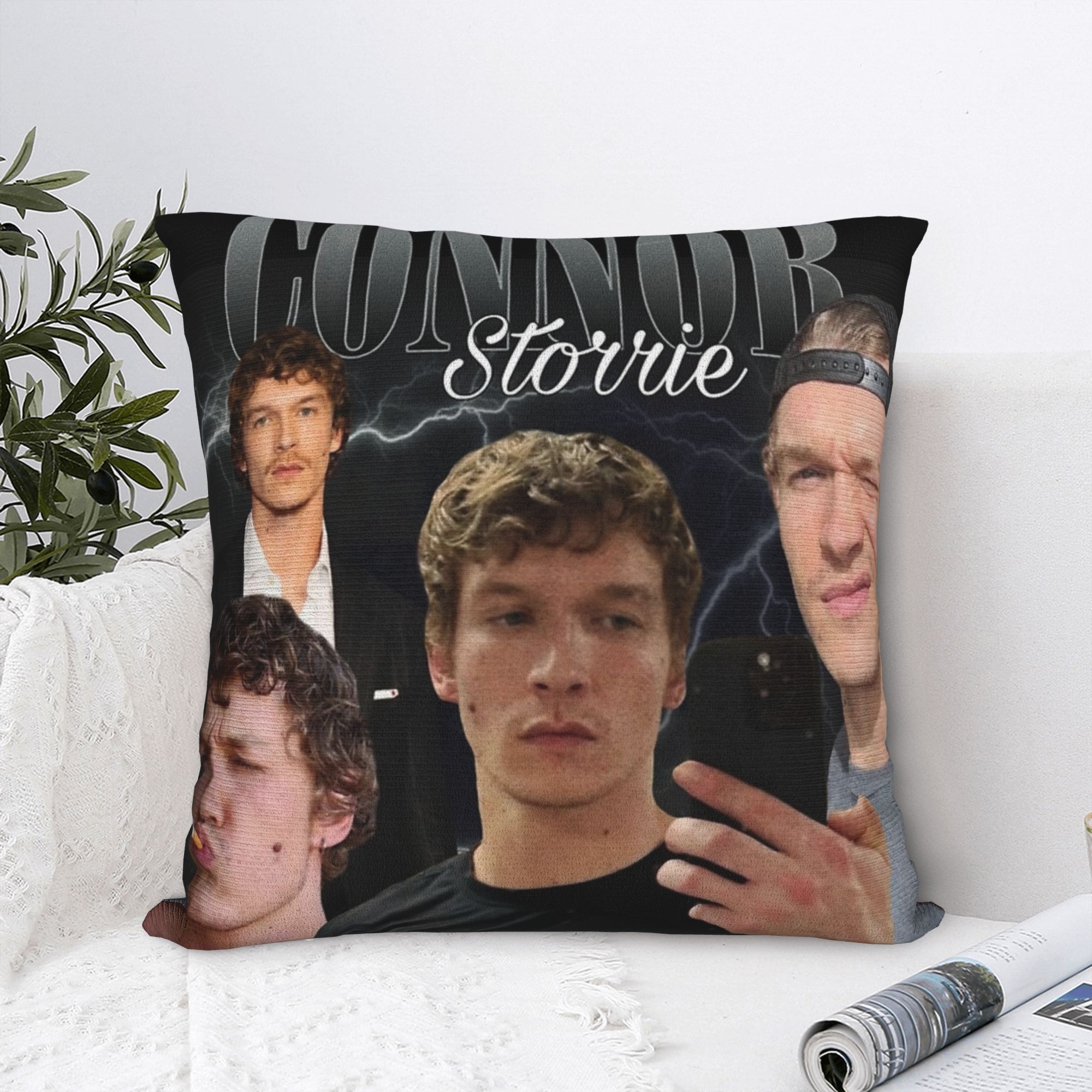 Pillow Cover Sublimation - Connor Storrie Beheizter Rivalry Ilya Rozanov