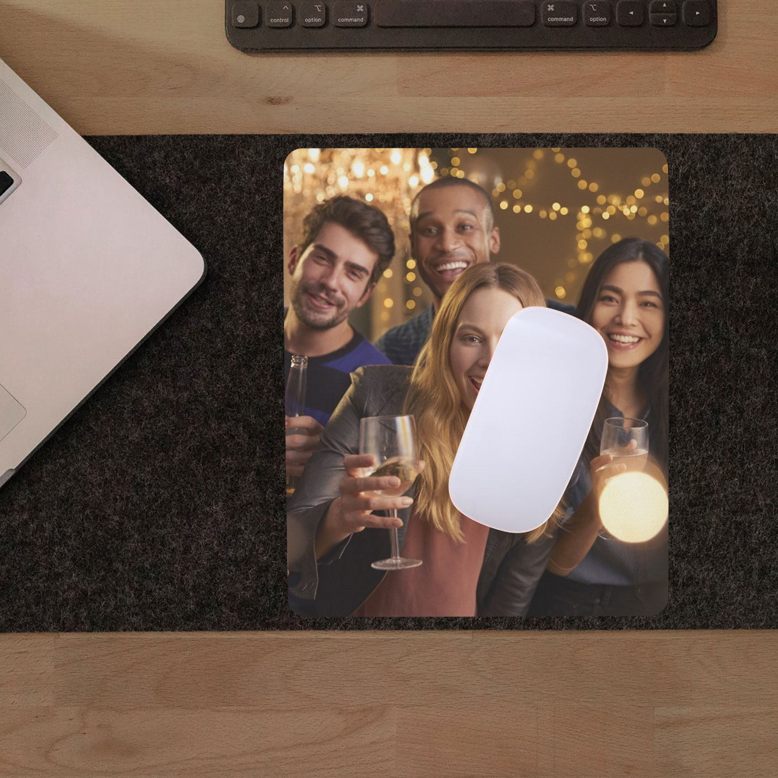 Mouse Pad Blank Sublimation - 5 Stück Leere Sublimations-Mauspads mit Premium-Gummibasis,