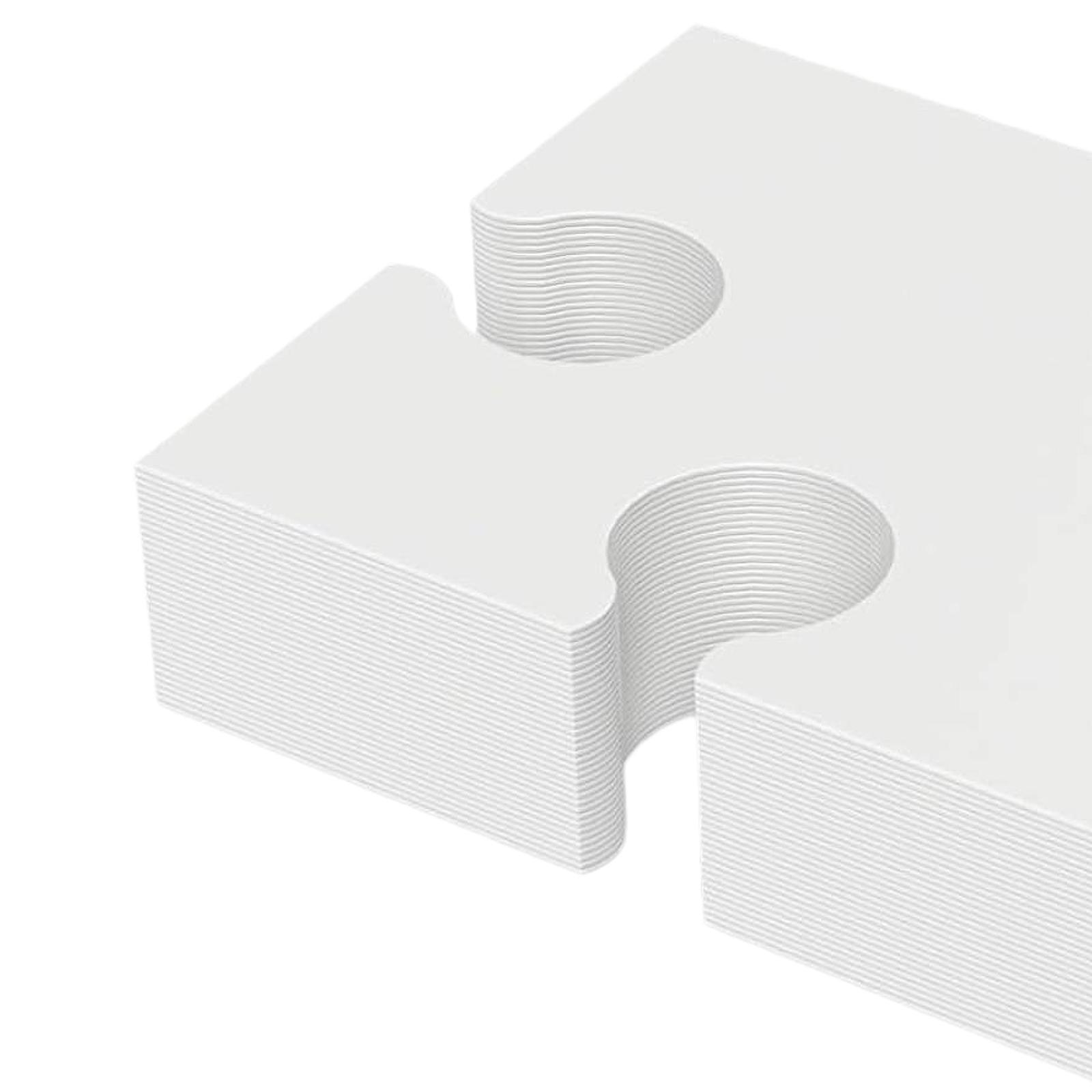 Puzzle Blank White - Weiße Blanko-Zeichenpuzzles Kartonstücke Maßgefertigtes Kunst-Puzzle-Set für