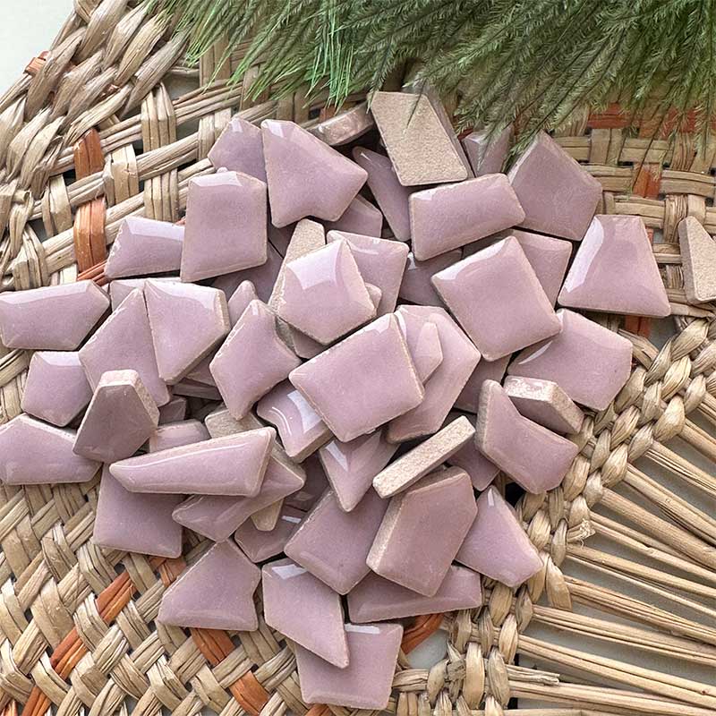 Ceramic Tile Blank - 100 g Porzellan-Mosaikfliesen zum Selbermachen, Basteln,