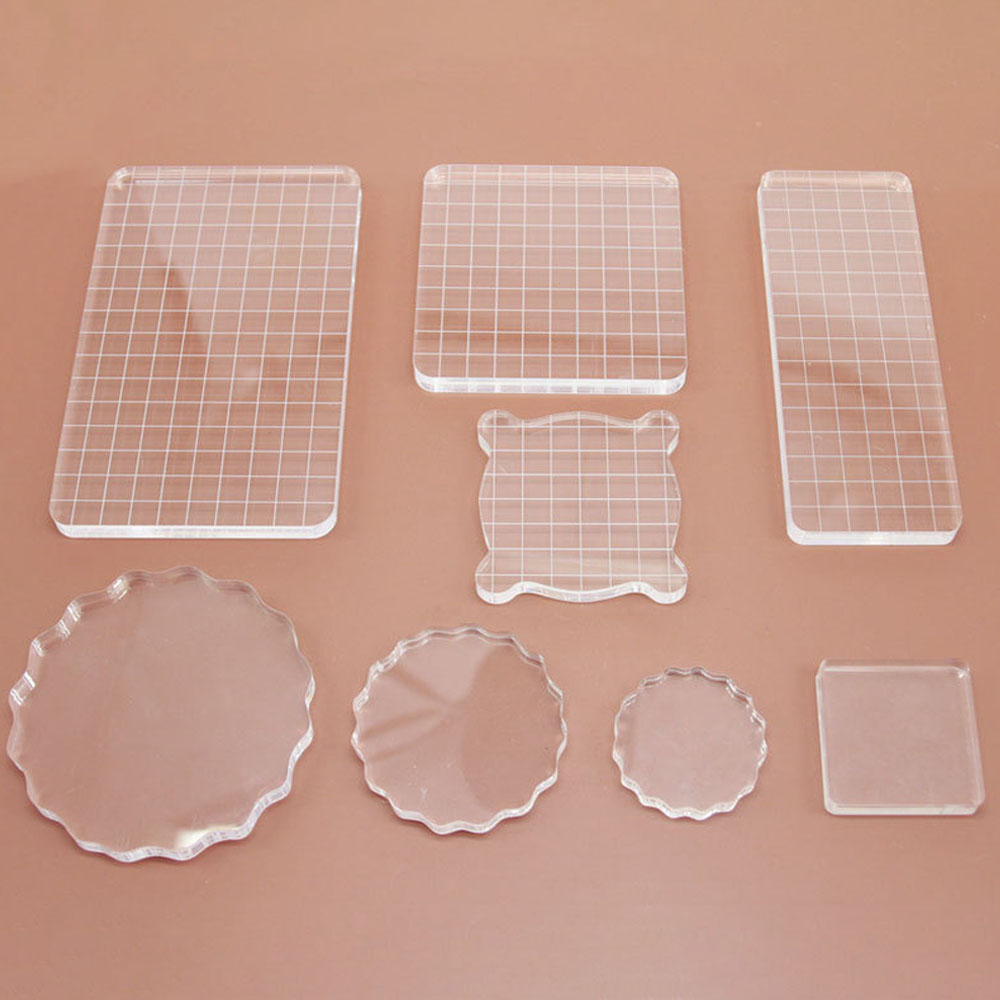 Photo Acrylic Block - Klarer Acryl-Stempelblock. Verwenden Sie einen durchsichtigen,