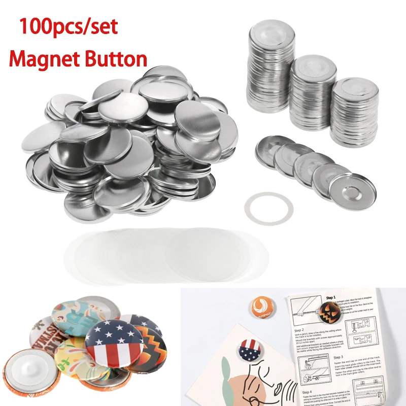 Button Badge Blank - 25mm 32mm 58mm DIY Starke Magnetische