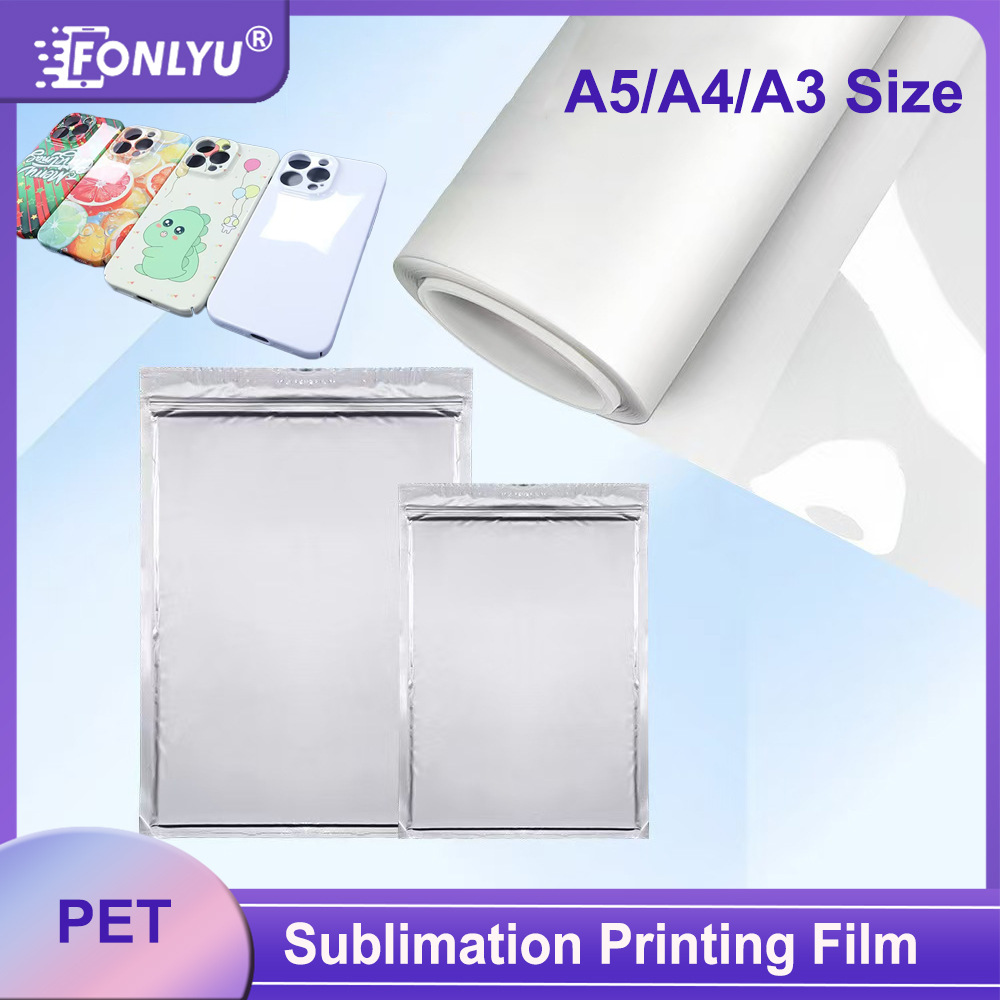 Phone Case Blank Print - FONLYU 50 Stück 3D Sublimations-DIY-Blanko-Folien A4