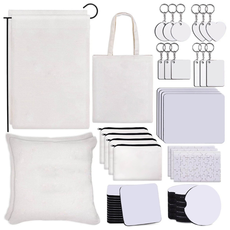 Mouse Pad Blank Sublimation - Herz Schlüssel bund Set leer MDF