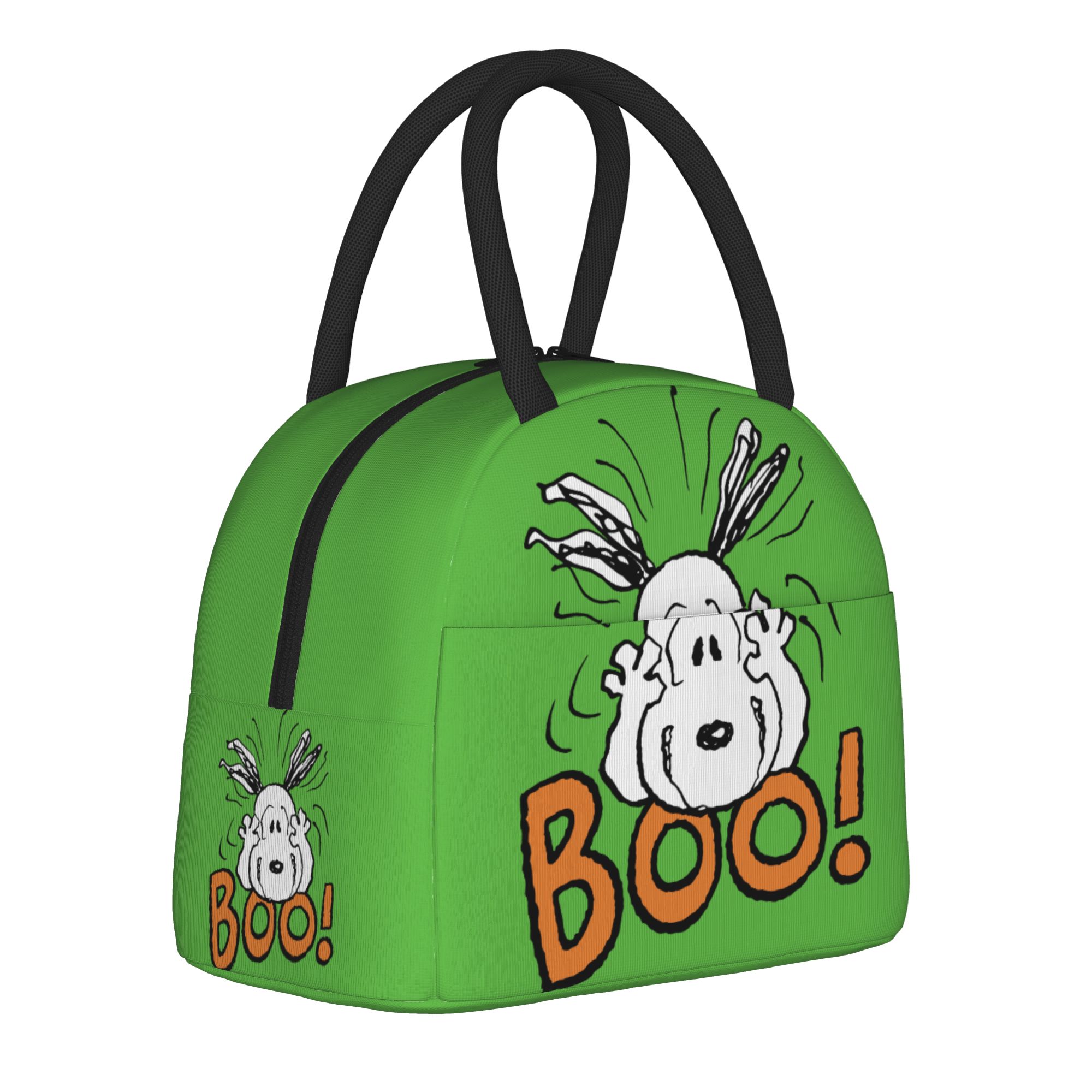 Tote Bag Sublimation - Snoopy Boo Isolierte Lunchtasche, auslaufsicherer Lunchbehälter,