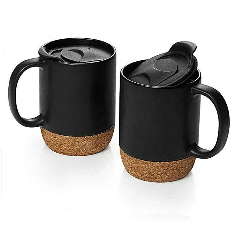 Sublimation Mug White - Kaffeetasse mit Korksockel unten, 15 Unzen,