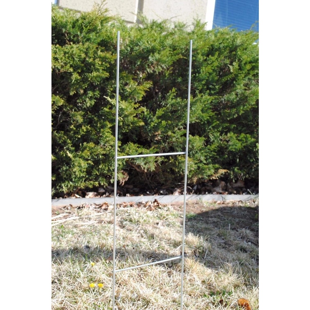 Yard Sign Blank - Fifty Pack Blanko-Hofschilder, inklusive H-Pfähle, für