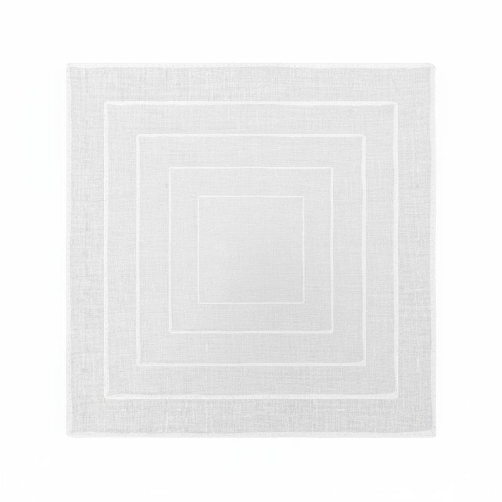 Bandana Blank White - DIY-Stofffärbung: Weißes Taschentuch mit gesäumten Kanten,