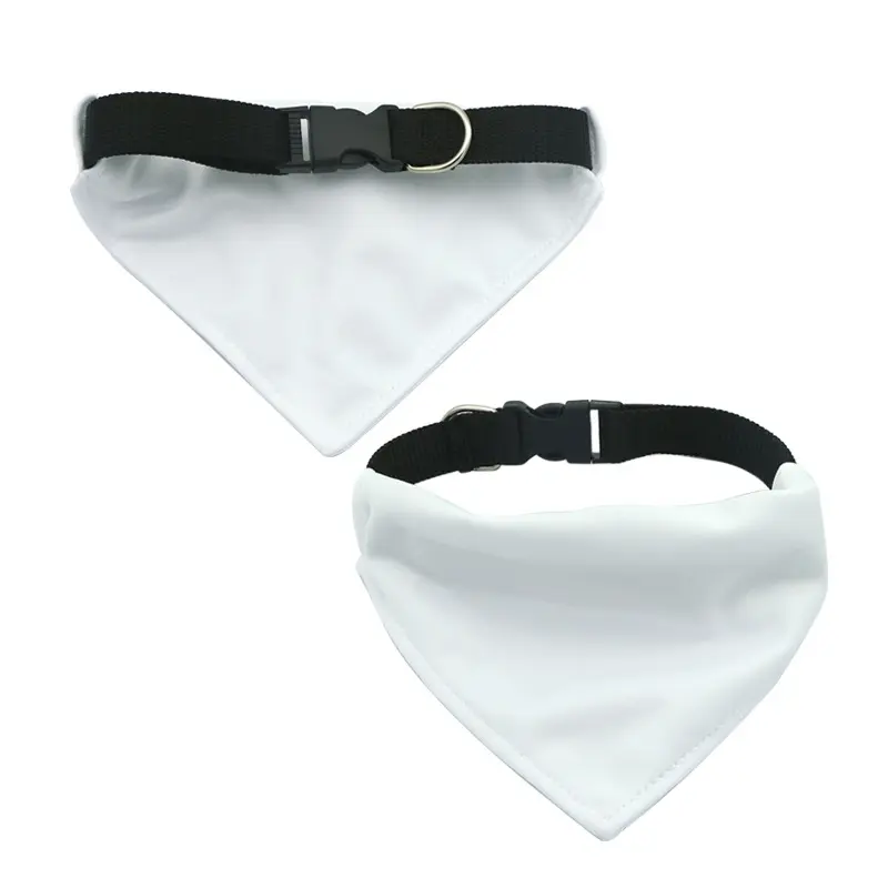Bandana Blank White - Sublimation Weiß Blanko Hund Haustier Dreieck