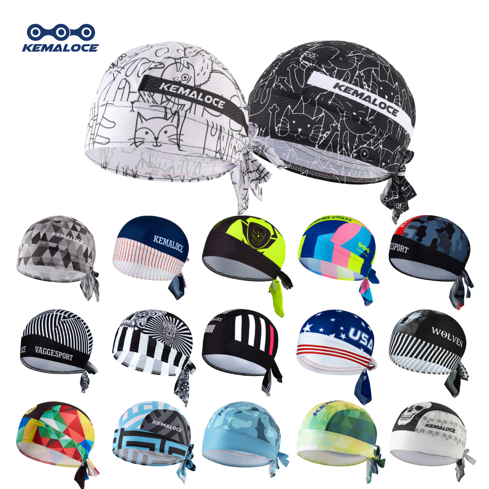 Bandana Blank White - Kamaloce UV-Schutz Fahrrad kappe Team Männer