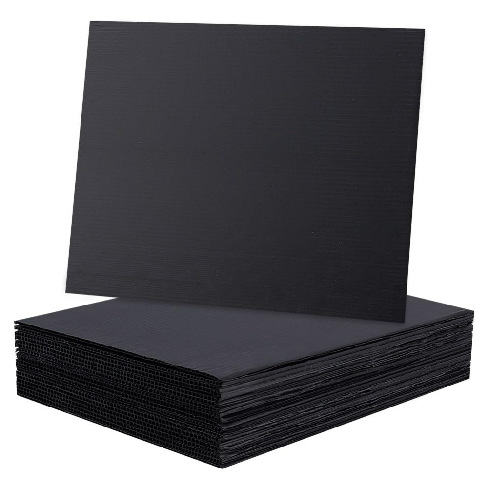 Yard Sign Blank - 20 Blatt gewellte Kunststoffplatten, 28 x