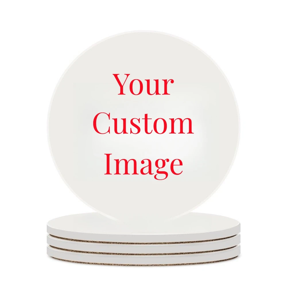 Coaster Sublimation Blank - Personal isierte, individuell bedruckte, runde Untersetzer,