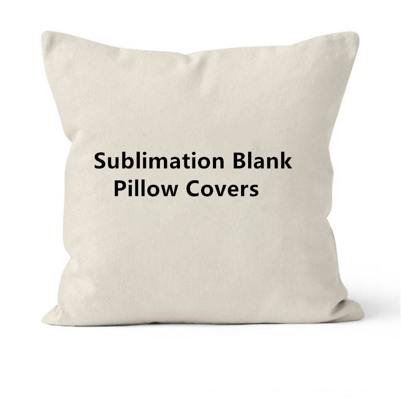 Pillow Cover Sublimation - 10 Stück Sublimations-Leerkissenbezüge aus Leinen, große