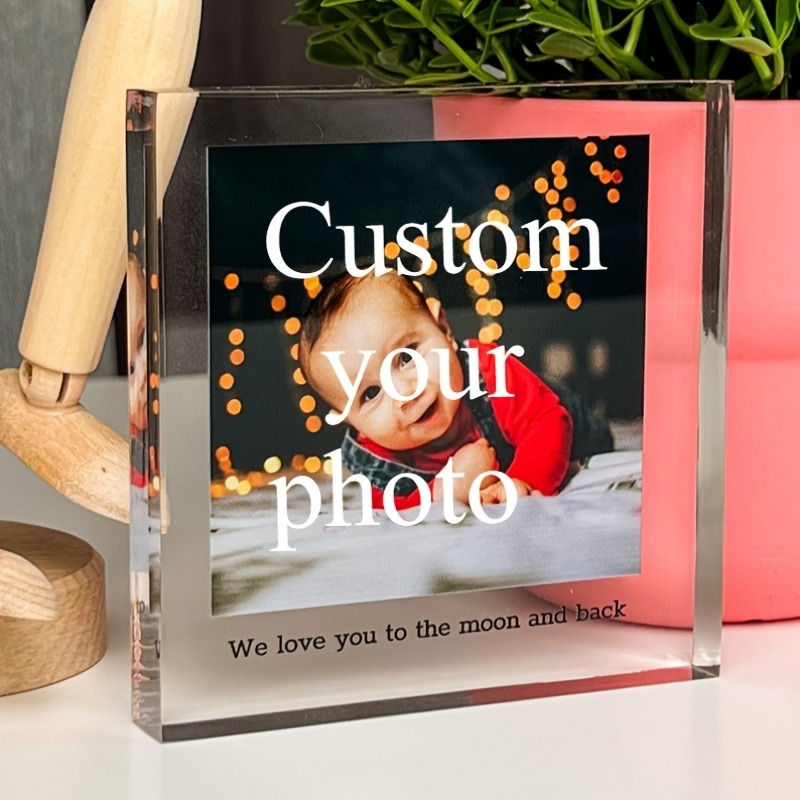 Personalisierter 2D Flacher Ac – Photo Acrylic Block Bewertung und Preis