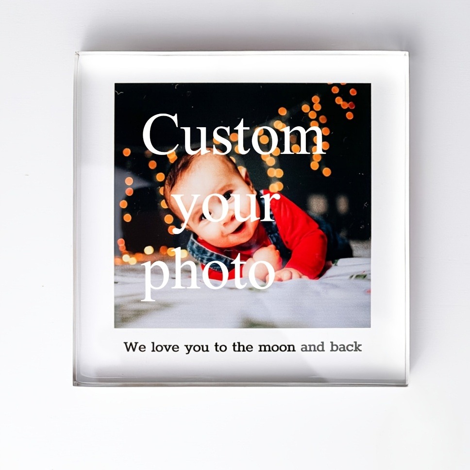 Personalisierter 2D Flacher Ac – Photo Acrylic Block Bewertung und Preis