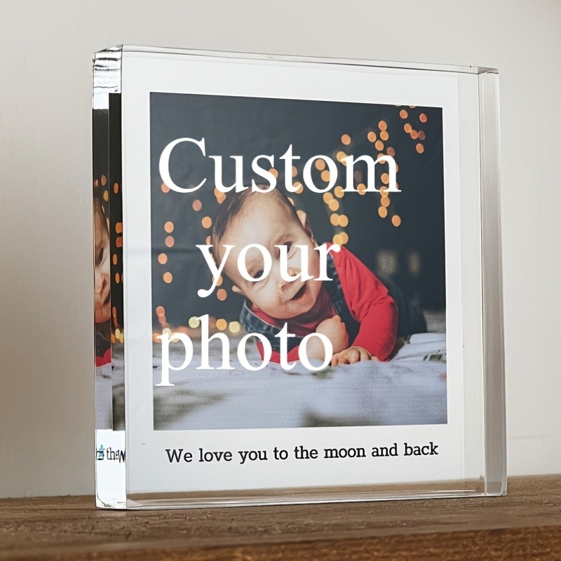 Personalisierter 2D Flacher Ac – Photo Acrylic Block Bewertung und Preis