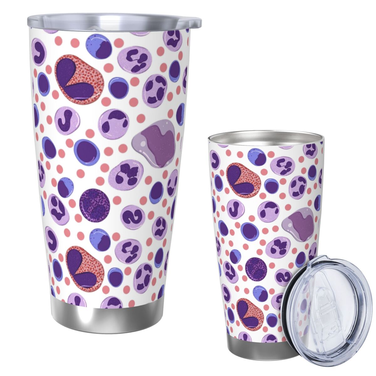 Großer weißer Blutkörperchenmu – Tumbler 20Oz White Bewertung und Preis