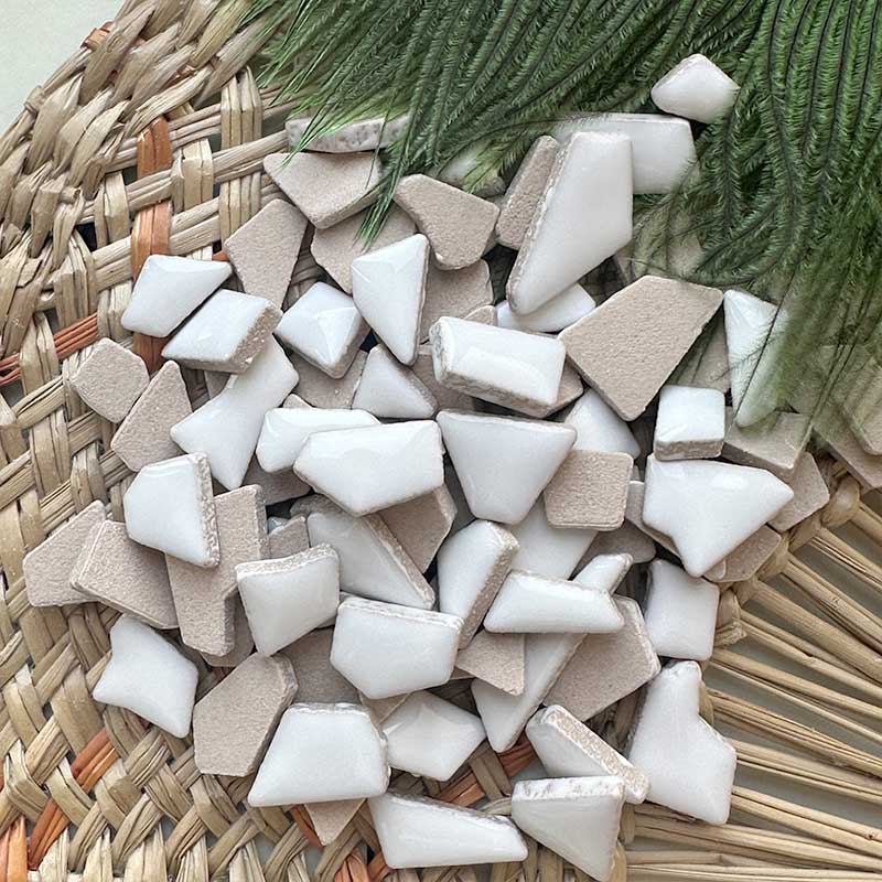 100 g Porzellan-Mosaikfliesen  – Ceramic Tile Blank Bewertung und Preis