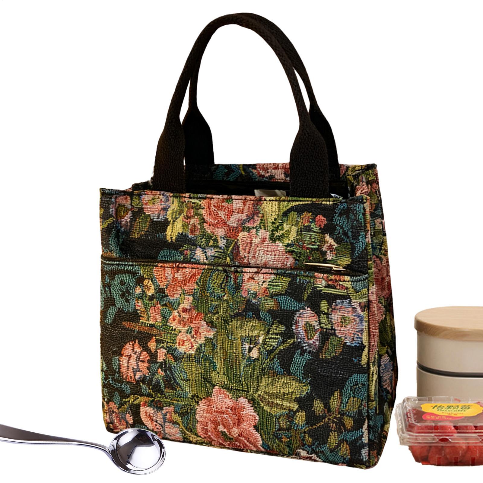 Isolierte Lunchtasche mit Blum – Tote Bag Sublimation Bewertung und Preis