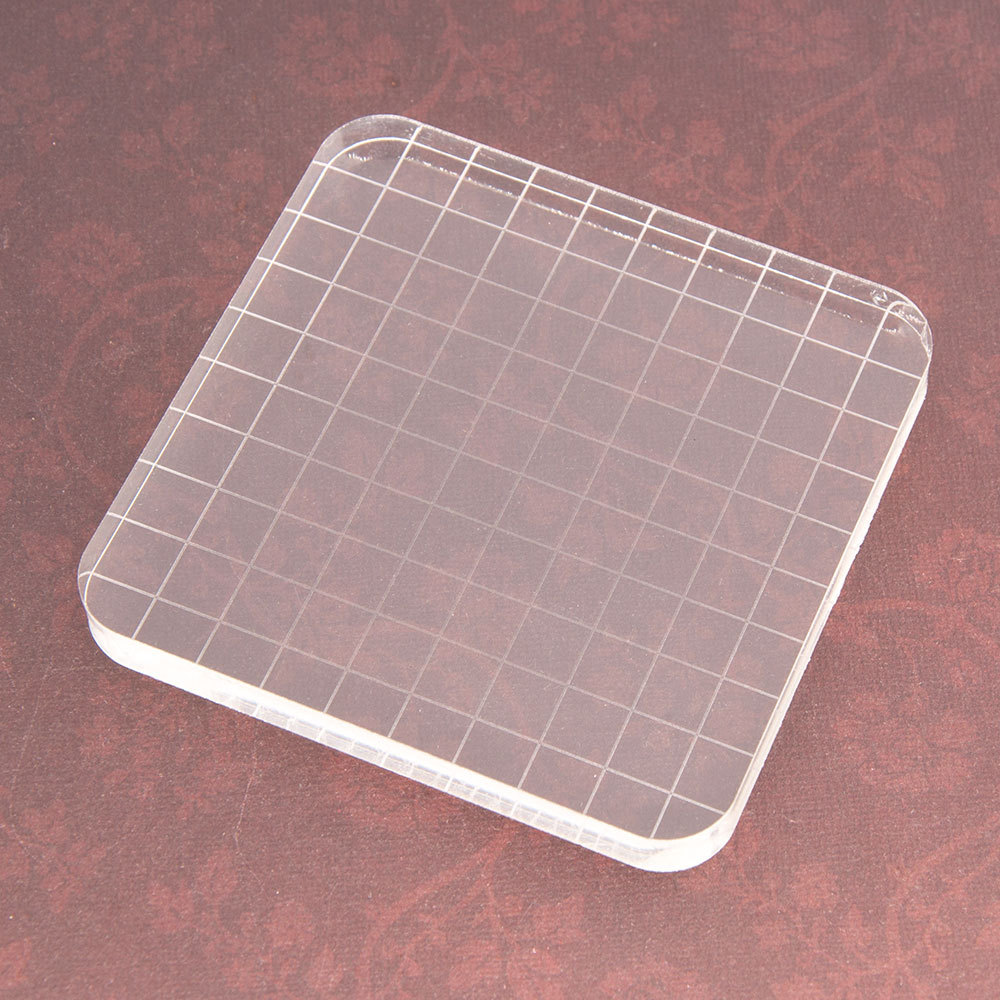 Klarer Acryl-Stempelblock. Ver – Photo Acrylic Block Bewertung und Preis
