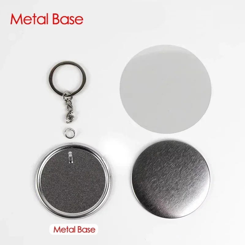 100PCS 44mm 58mm Schlüsselanhä – Button Badge Blank Bewertung und Preis