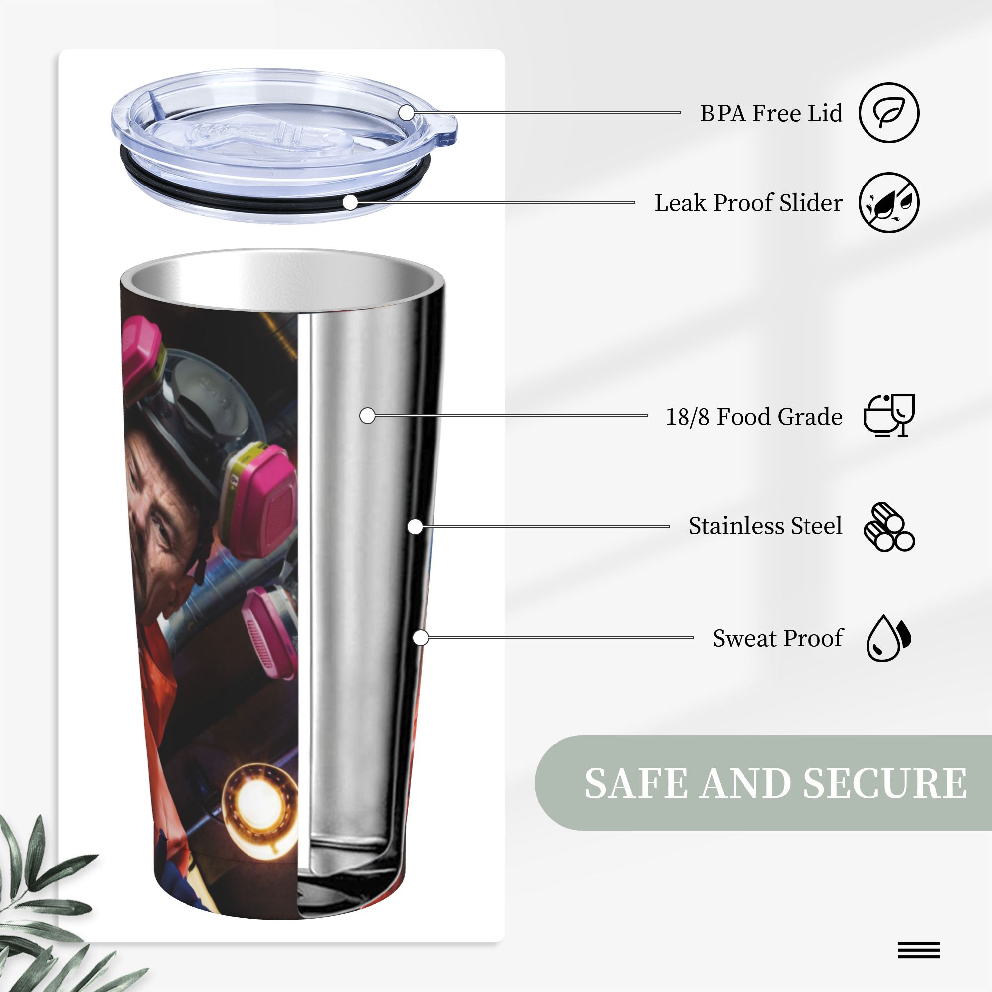Walter White Pinkman Thermobec – Tumbler 20Oz White Bewertung und Preis