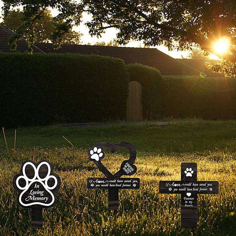 Hund Grab Marker Hund Friedhof – Yard Sign Blank Bewertung und Preis