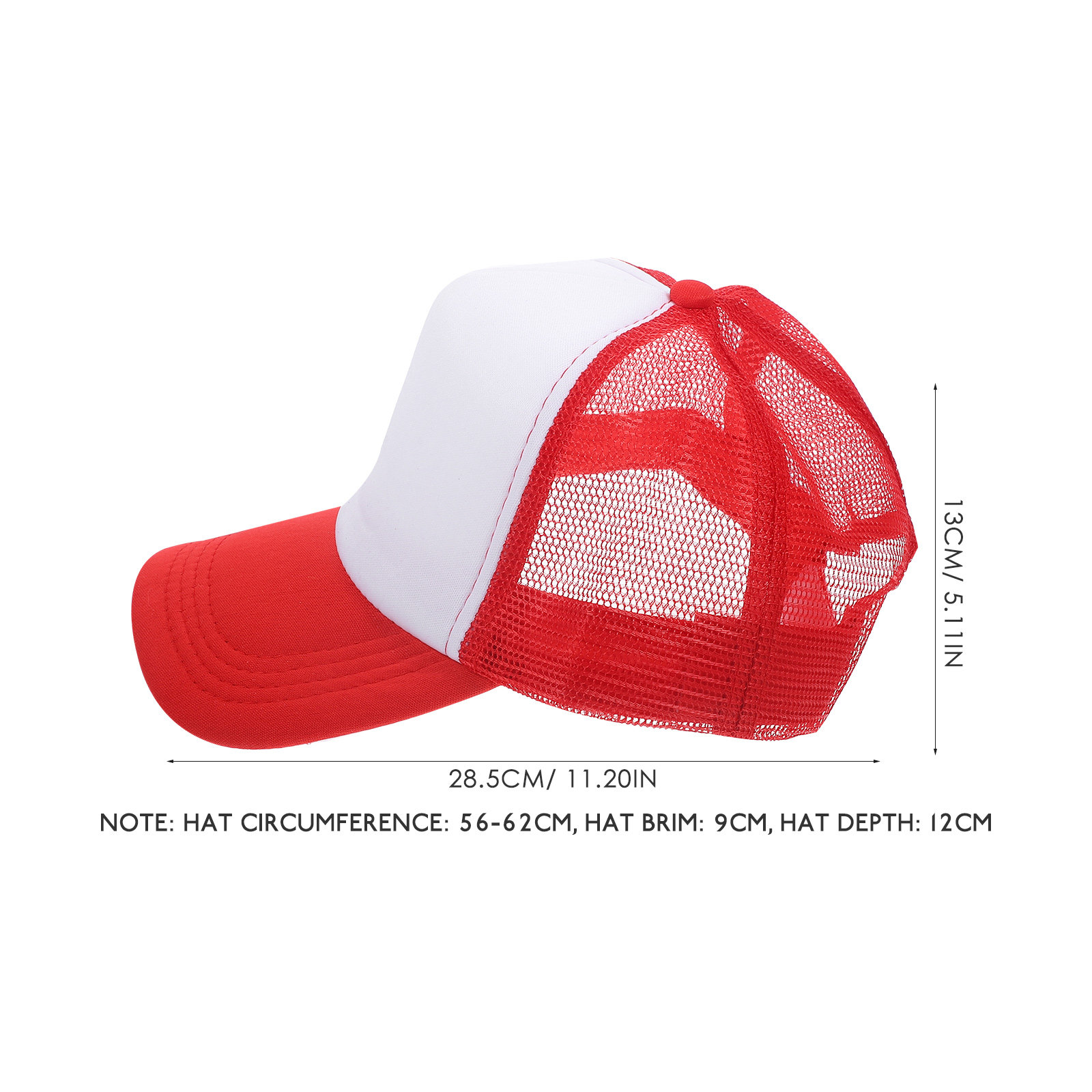 10 Stück DIY Blanko Mesh-Baseb – Hat Sublimation Blank Bewertung und Preis