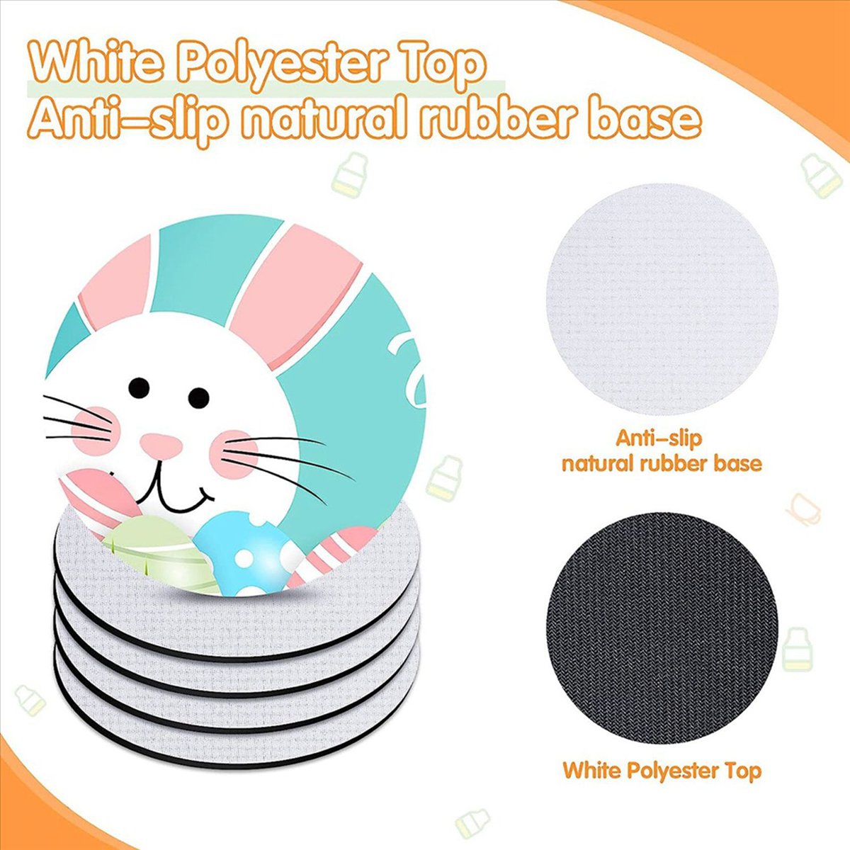 ABVT-160PC Sublimations-Unters – Coaster Sublimation Blank Bewertung und Preis
