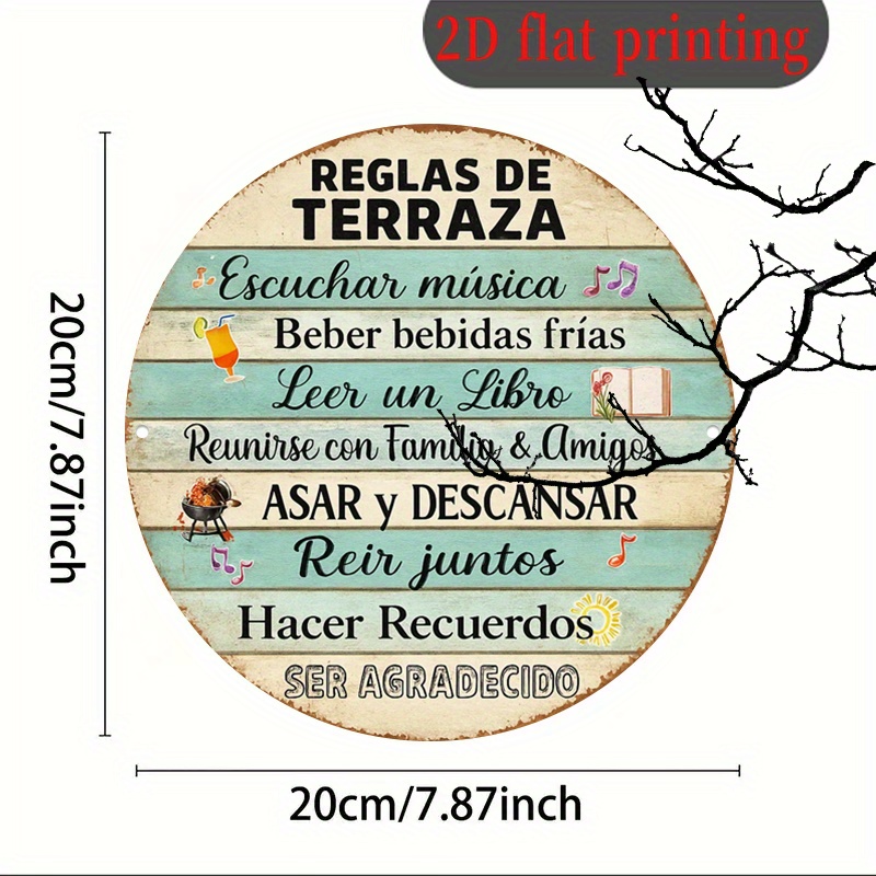 Rundes Aluminiumschild, Vintag – Yard Sign Blank Bewertung und Preis