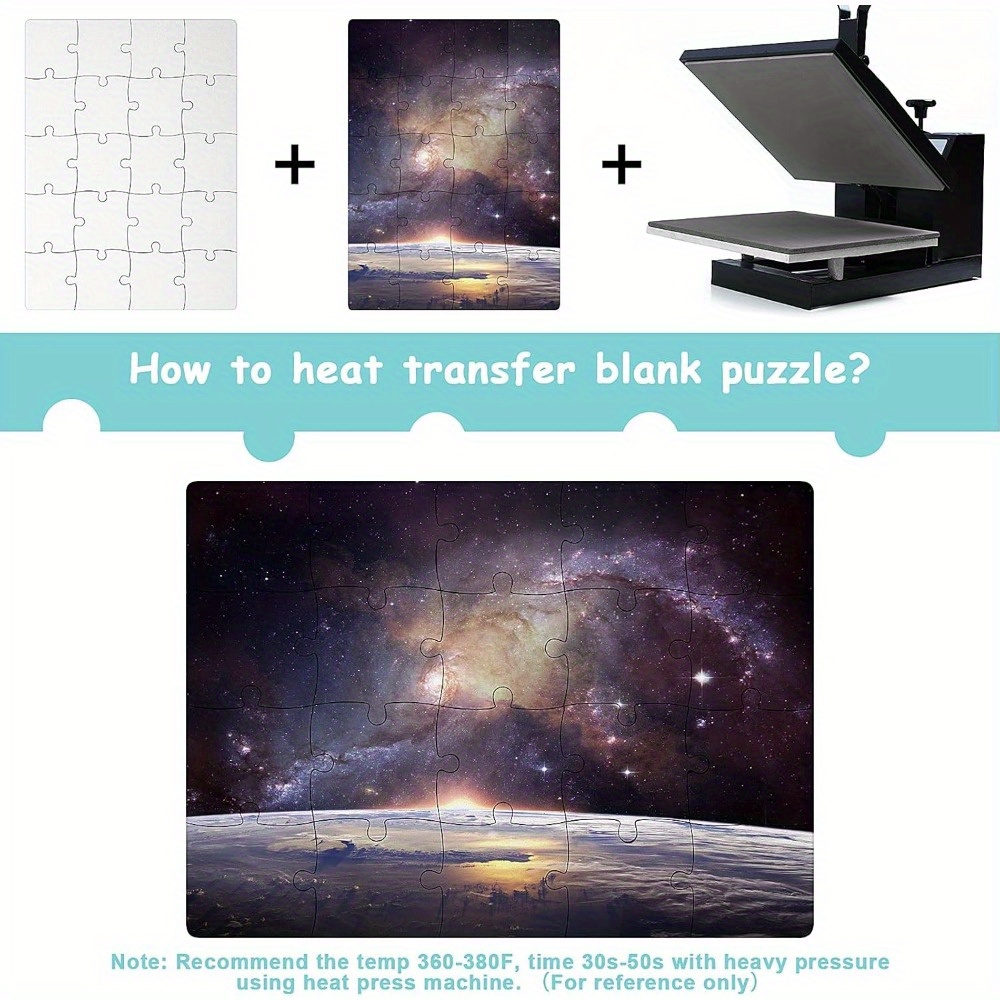 6 Stück leere Sublimationspuzz – Puzzle Blank White Bewertung und Preis