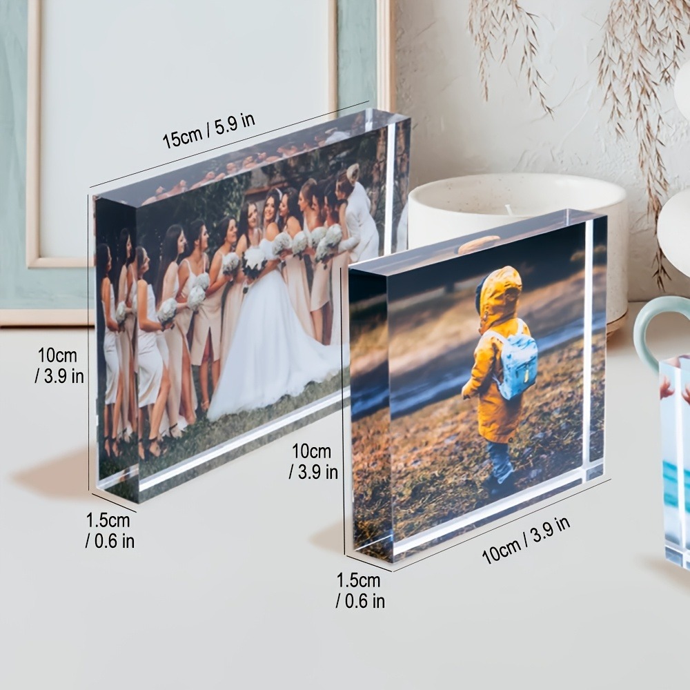 Personalisierter 3D-Acryl-Foto – Photo Acrylic Block Bewertung und Preis