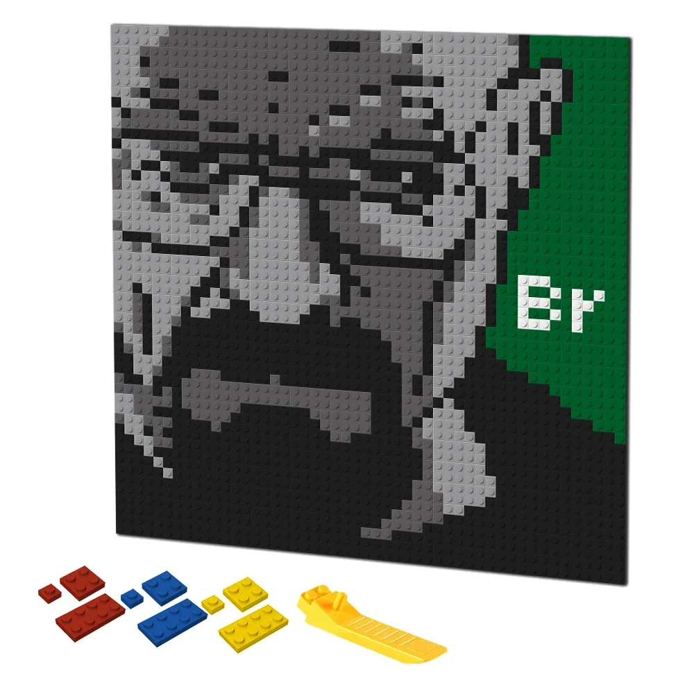 Retro Pixel Kunst Bausteine Mo – Puzzle Blank White Bewertung und Preis