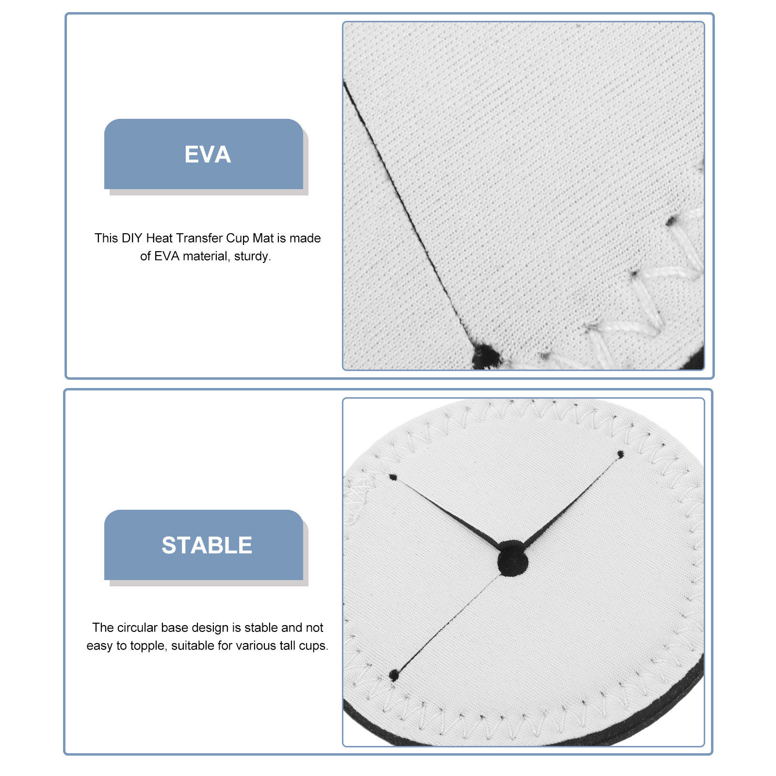 4er-Set Sublimations-Untersetz – Coaster Sublimation Blank Bewertung und Preis
