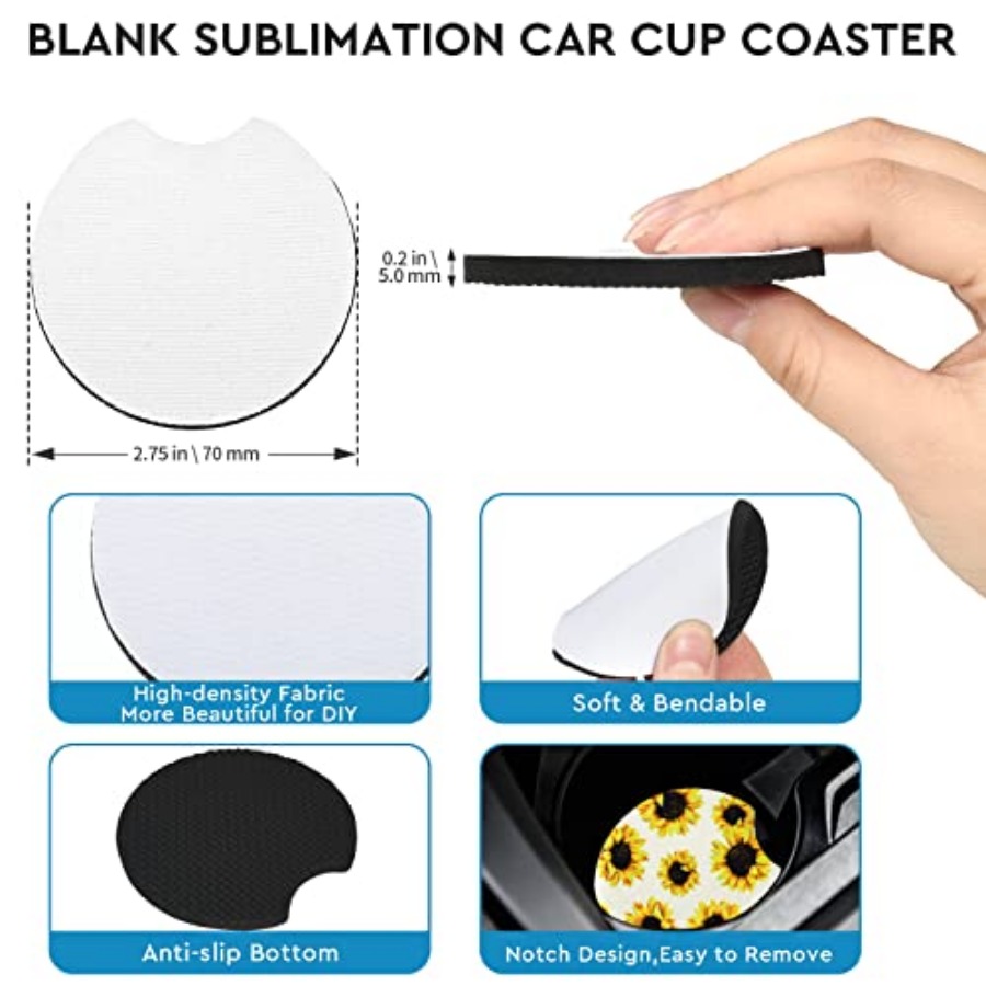 40 Stück Sublimations-Unterset – Coaster Sublimation Blank Bewertung und Preis