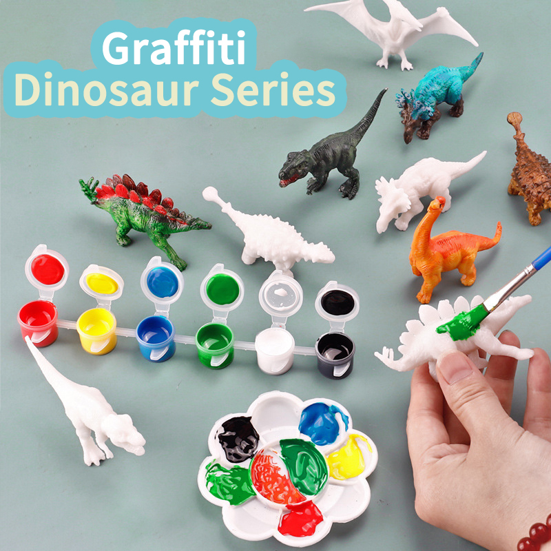 6 Stück/8 Stück, DIY-Dinosauri – Puzzle Blank White Bewertung und Preis