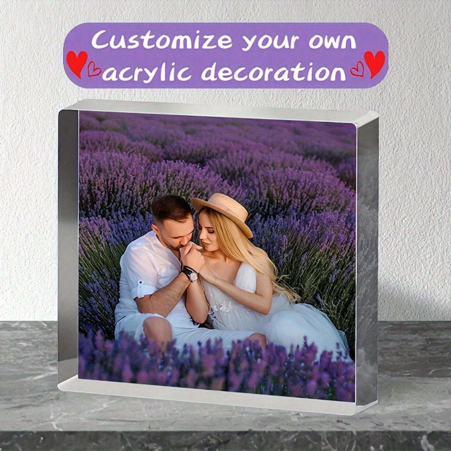 2D Flacher Acryl-Fotoblock - P – Photo Acrylic Block Bewertung und Preis