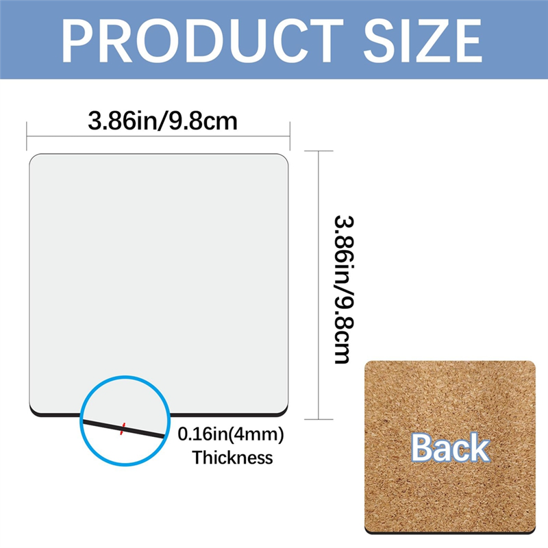 HGHO Sublimations-Autounterset – Coaster Sublimation Blank Bewertung und Preis