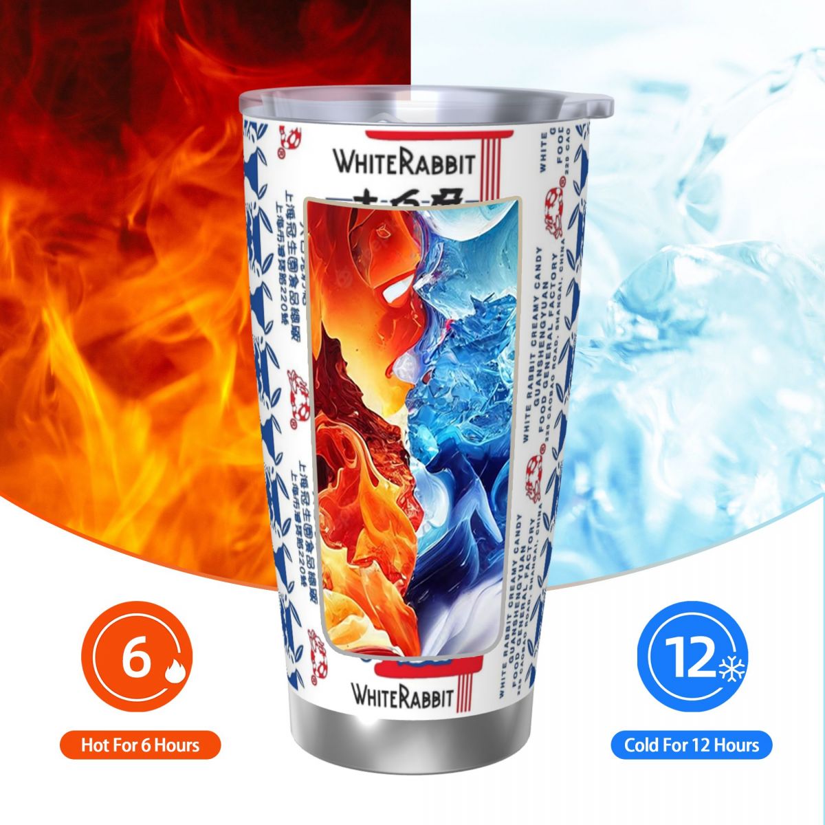 White Rabbit Candy Edelstahlbe – Tumbler 20Oz White Bewertung und Preis