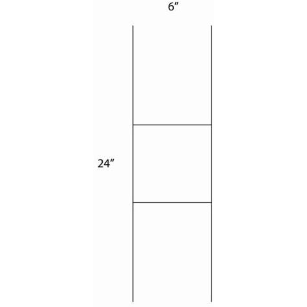 US-Versand: 50er-Pack 18x24 Bl – Yard Sign Blank Bewertung und Preis