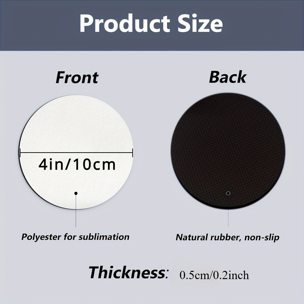 20/60 Stück Untersetzer, leere – Coaster Sublimation Blank Bewertung und Preis