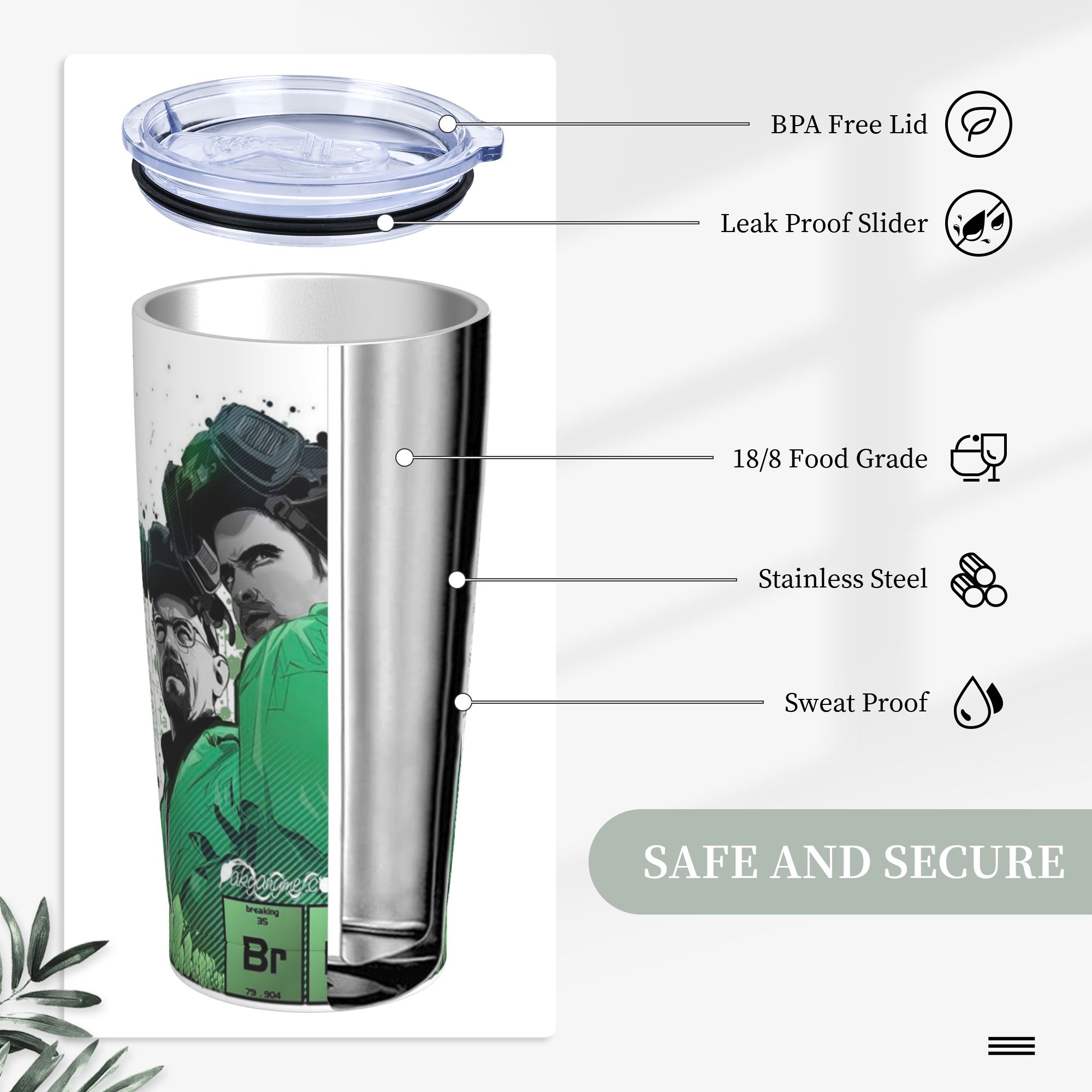 Breaking Bad Walter White Ther – Tumbler 20Oz White Bewertung und Preis