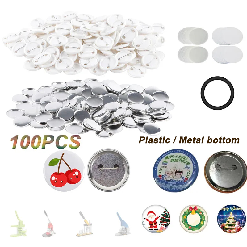 100PCS Blank Button Making Sup – Button Badge Blank Bewertung und Preis