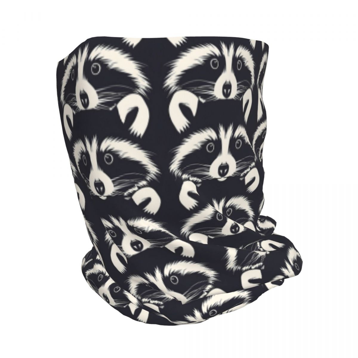 Schwarz-weißes Waschbär-Gesich – Bandana Blank White Bewertung und Preis