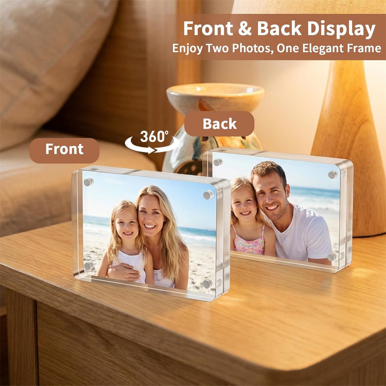 Acryl Magnetischer Fotorahmen  – Photo Acrylic Block Bewertung und Preis