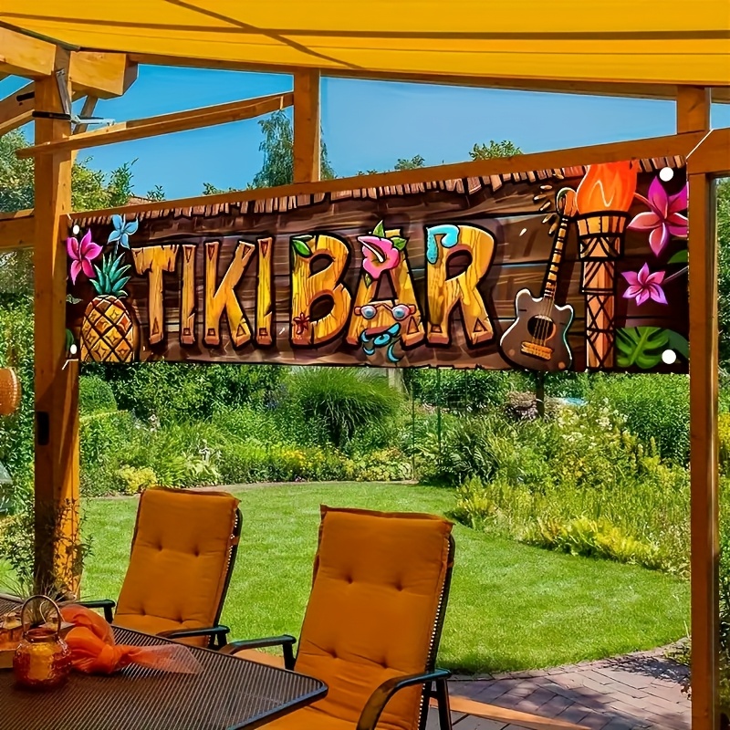 Tiki-Bar-Banner, tropisches ha – Yard Sign Blank Bewertung und Preis