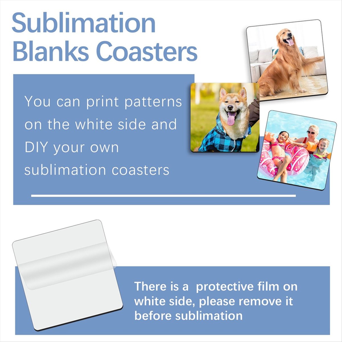 ABYA 30 Stück Sublimations-Unt – Coaster Sublimation Blank Bewertung und Preis