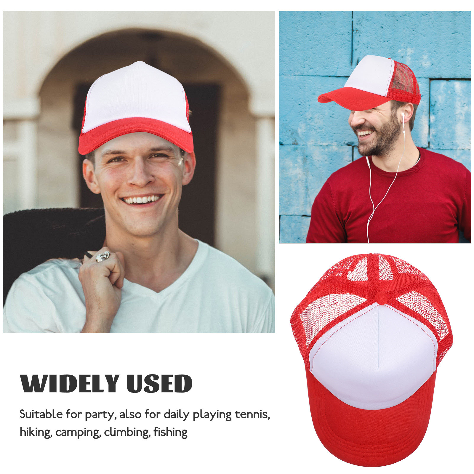 10 Stück Leere Mesh-Baseballka – Hat Sublimation Blank Bewertung und Preis