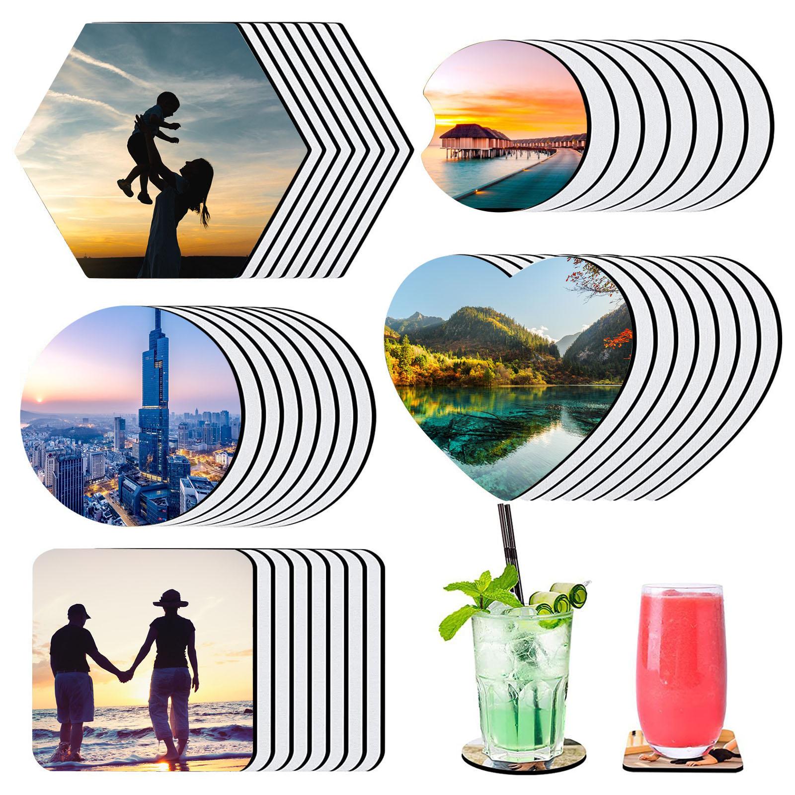 40 Stück Sublimations-Unterset – Coaster Sublimation Blank Bewertung und Preis
