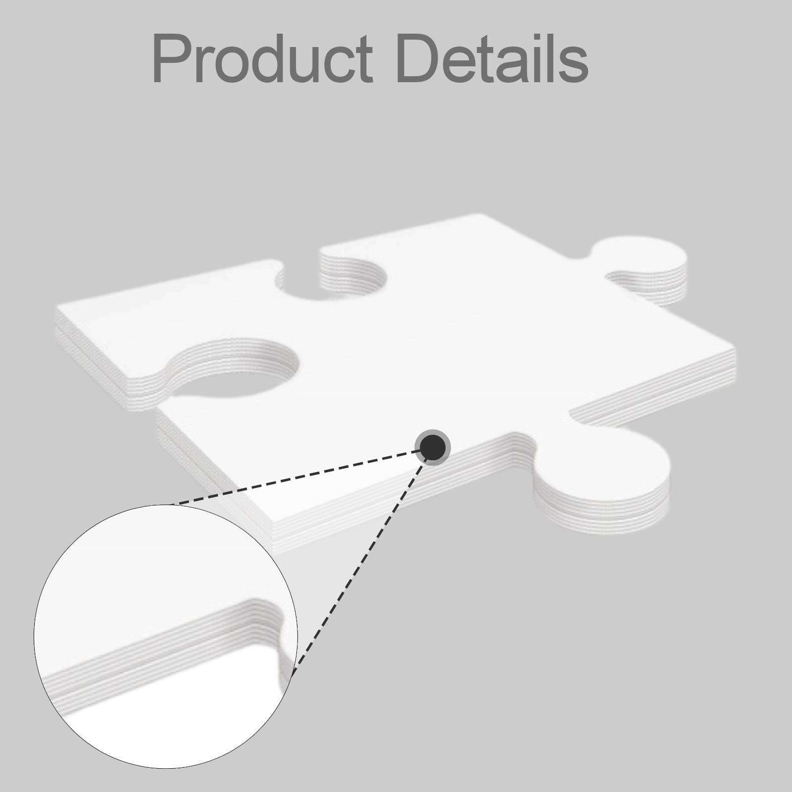 24 Stück weiße, leere Karton-P – Puzzle Blank White Bewertung und Preis